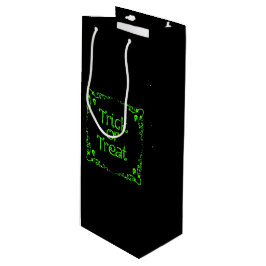 Bolsa Para Vino Truco o trato verde baba