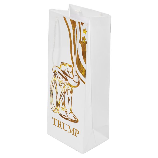 BOLSA PARA VINO TRUMP (Angulo Anverso)