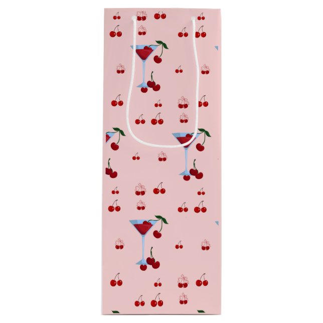 Bolsa Para Vino Un Poco Más Viejo Cumpleaños de Cherrytini (Anverso)