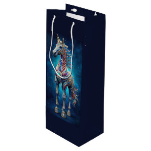 Bolsa Para Vino Unicornio Joyado