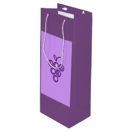 Bolsa Para Vino Uvas moradas