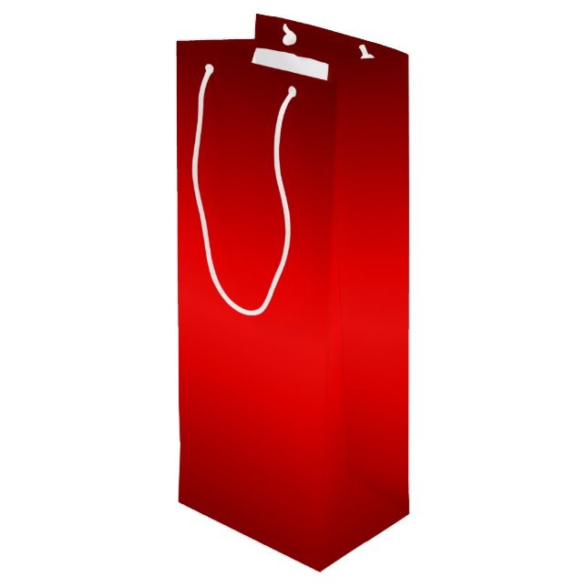 Bolsa Para Vino Vacaciones resplandecientes rojas (Angulo reverso)