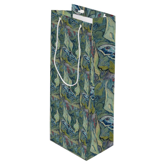 Bolsa Para Vino Van Gogh Vintage Great Peacock (Angulo Anverso)