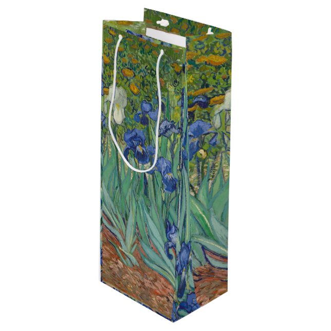 Bolsa Para Vino Van Gogh Vintage Irises     (Angulo Anverso)