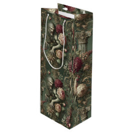 Bolsa Para Vino Verdant licántropo - Diseño floral gótico