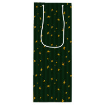 Verde Amarillo Estrella Raya Navidad