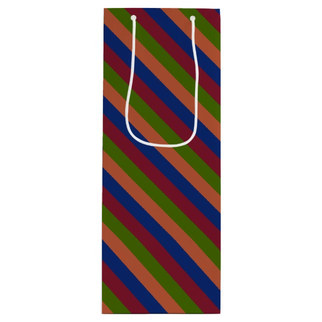 Bolsa Para Vino Verde de la marina (Anverso)