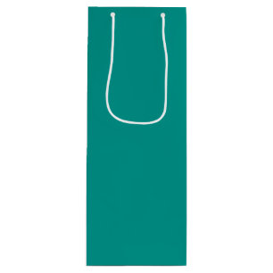 Bolsa Para Vino Verde Teal Sólido