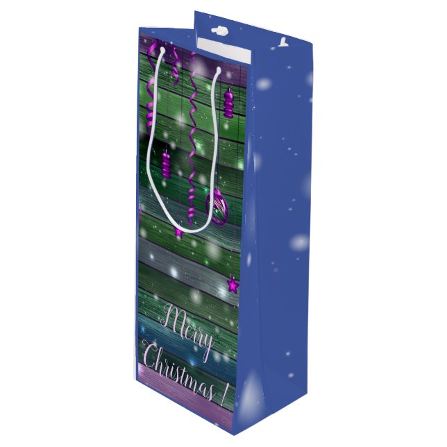 Bolsa Para Vino Verde vintage (Angulo Anverso)