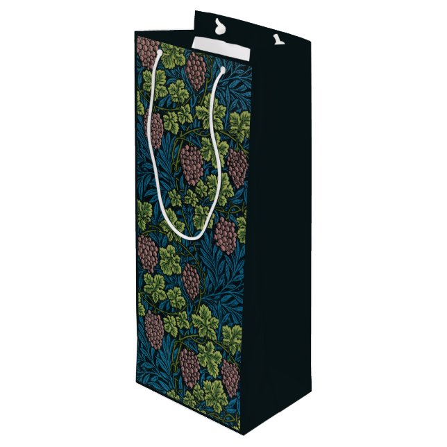 Bolsa Para Vino Vid (por William Morris) (Angulo reverso)