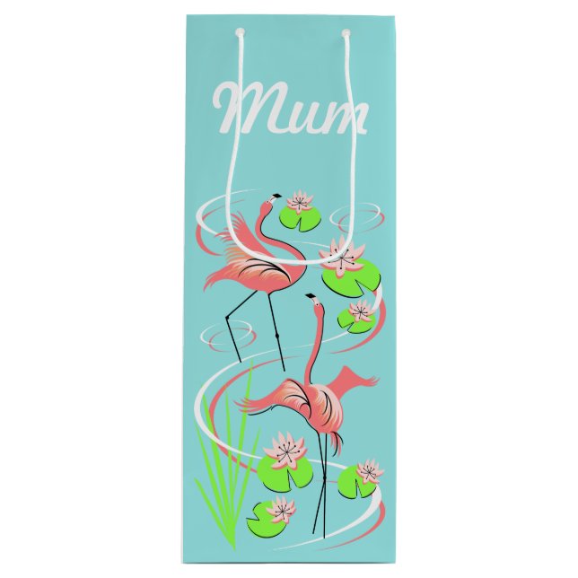 Bolsa Para Vino Vino Flamingo Fandango Slim Duo Mamá (Anverso)
