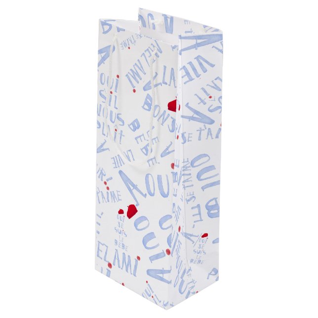 Bolsa Para Vino Vino rojo Beret Oui Oui bonjour regalo de lujo Bol (Angulo Anverso)