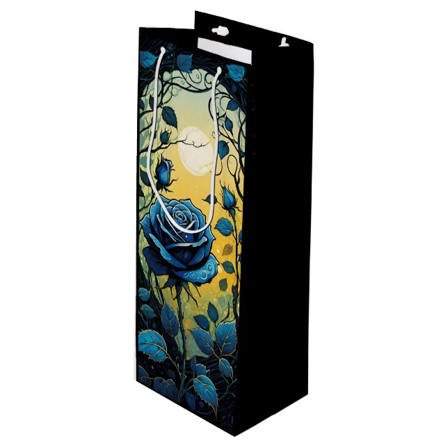 Bolsa Para Vino Vinos Rosa azul 2 (Angulo Anverso)