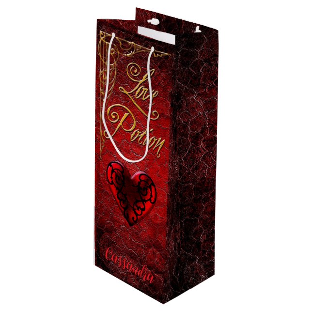 Bolsa Para Vino Whimsical Gótico Love Potion (Angulo Anverso)