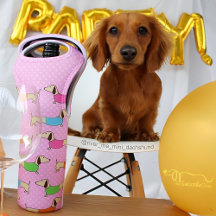 Wiener Dog Wine Bag Hostess