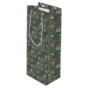 Bolsa Para Vino William Morris Vintage Pink Green Compton