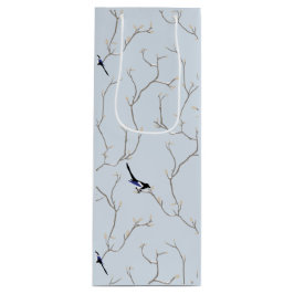 Bolsa Para Vino Winter Birds