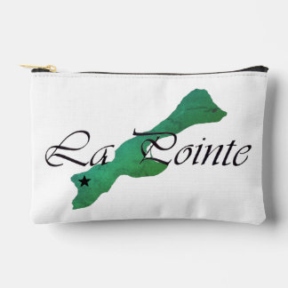 Bolsa pequeña con cremallera La Pointe Star Green 