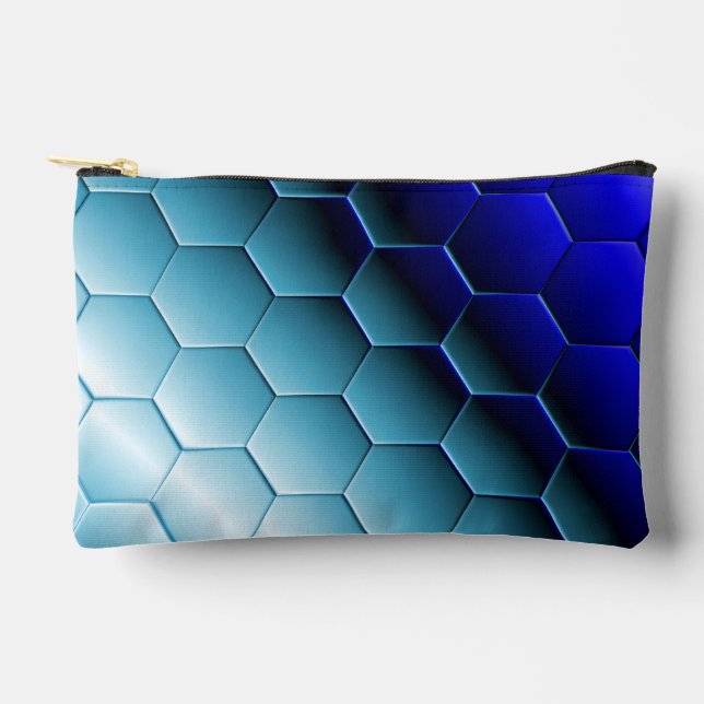 Bolsa Pequeña: Con un Patrón de Gradiente Hexagona (Anverso)