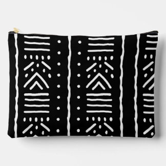 Bolsa pequeña de accesorios de barro negro african