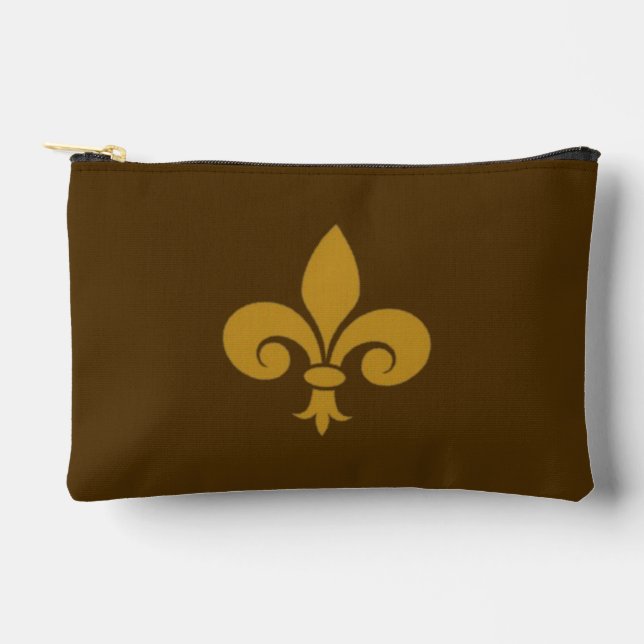 Bolsa pequeña de accesorios Fleur de Lys (Anverso)