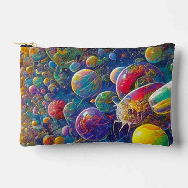 Bolsa pequeña de accesorios Space Race (Anverso)