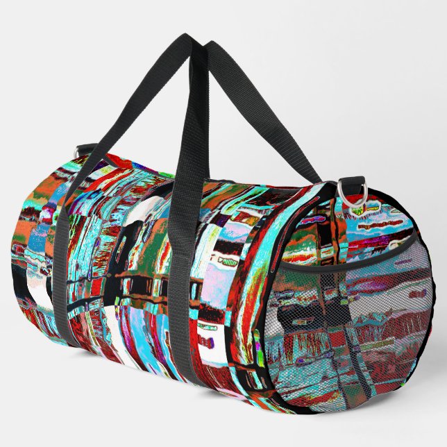 Bolsa Pequeña de Equipaje – Abstracto de Colapso y (Esquina derecha)