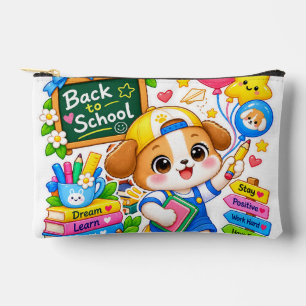 Bolsa pequeña de viaje Kawaii Puppy Back to School
