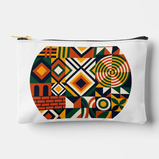 Bolsa Pequeña Geometría Africana (Anverso)