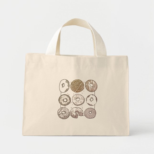 Bolsa Pequeña KNIT DONUTS (Frente)