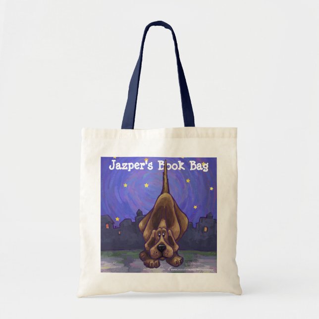 Bolsa personal de libros de perro con hete (Frente)