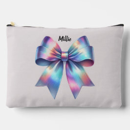 Bolsa personalizada con lazo iridiscente