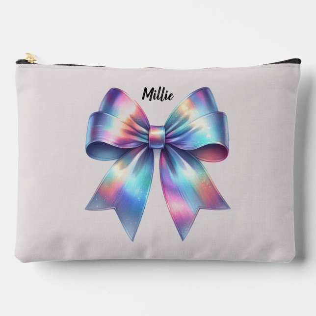 Bolsa personalizada con lazo iridiscente (Anverso)