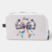 Bolsa personalizada con lazo iridiscente