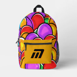 Bolsa personalizada con monograma de arte pop ondu