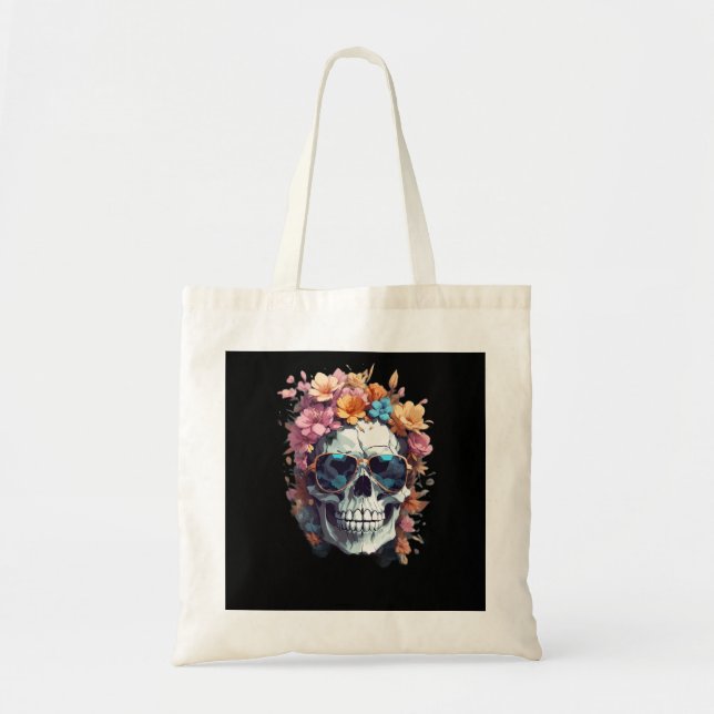 Bolsa personalizada de aleta de azúcar floral (Frente)