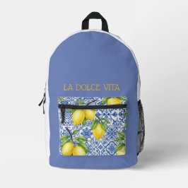 Bolsa Personalizada de Azulejo Siciliano y Limón p