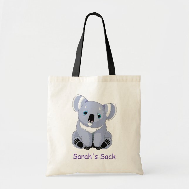 Bolsa personalizada de Cute Koala (Frente)