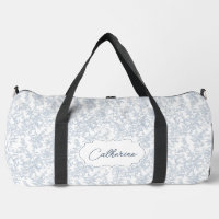 Bolsa Personalizada de Encaje Floral Toile Azul