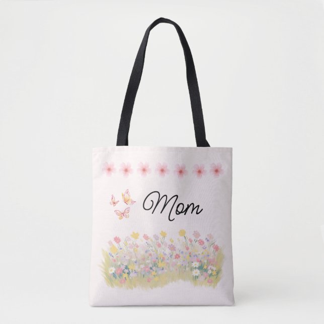 Bolsa Personalizada de Flores Silvestres y Maripos (Anverso)