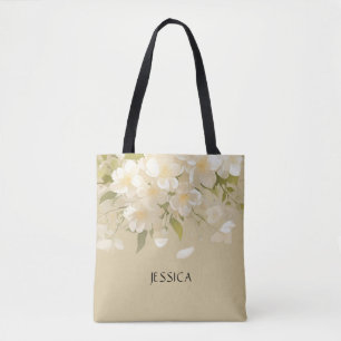Bolsa personalizada de Jasmine Blossom Tote