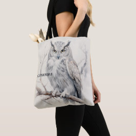 Bolsa personalizada de la tota de búho - Sabiduría