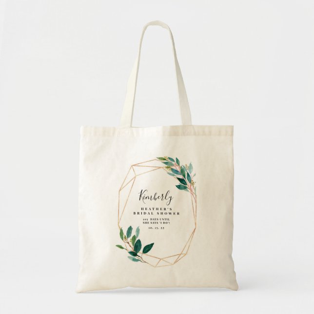 Bolsa personalizada de regalo de dama de honor, (Frente)