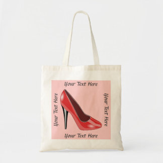 Bolsa personalizada de tacones altos rojos