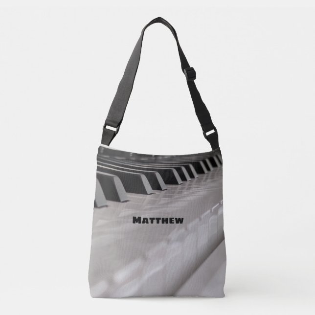 Bolsa personalizada de té de piano para lecciones (Anverso)