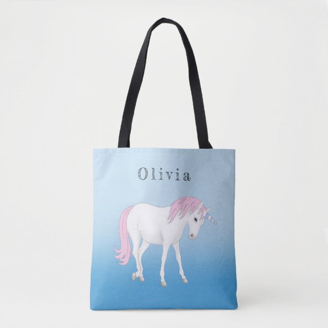 Bolsa Personalizada De Tote De Unicorn (Anverso)