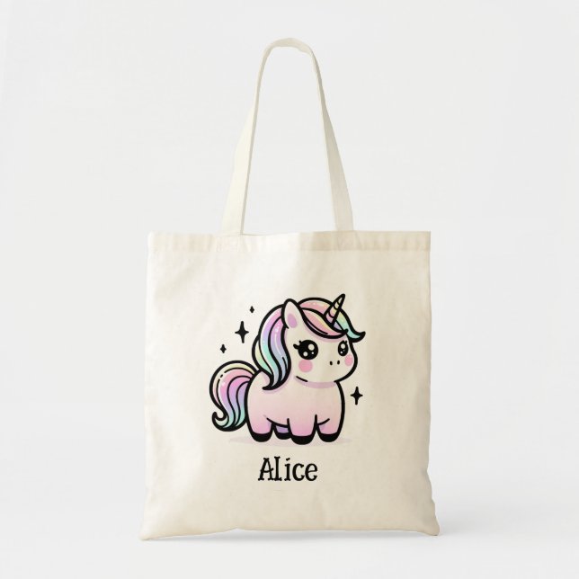 Bolsa personalizada de unicornio (Frente)