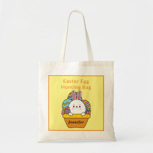 Bolsa personalizada para cazar huevos de Pascua co