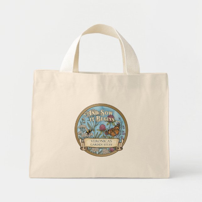 Bolsa personalizada para jardín de polinizadores a (Frente)