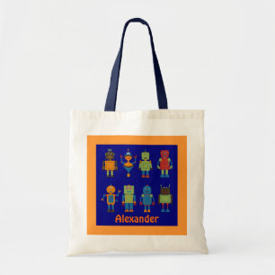 Bolsa Personalizada para Niños Amigos Robot